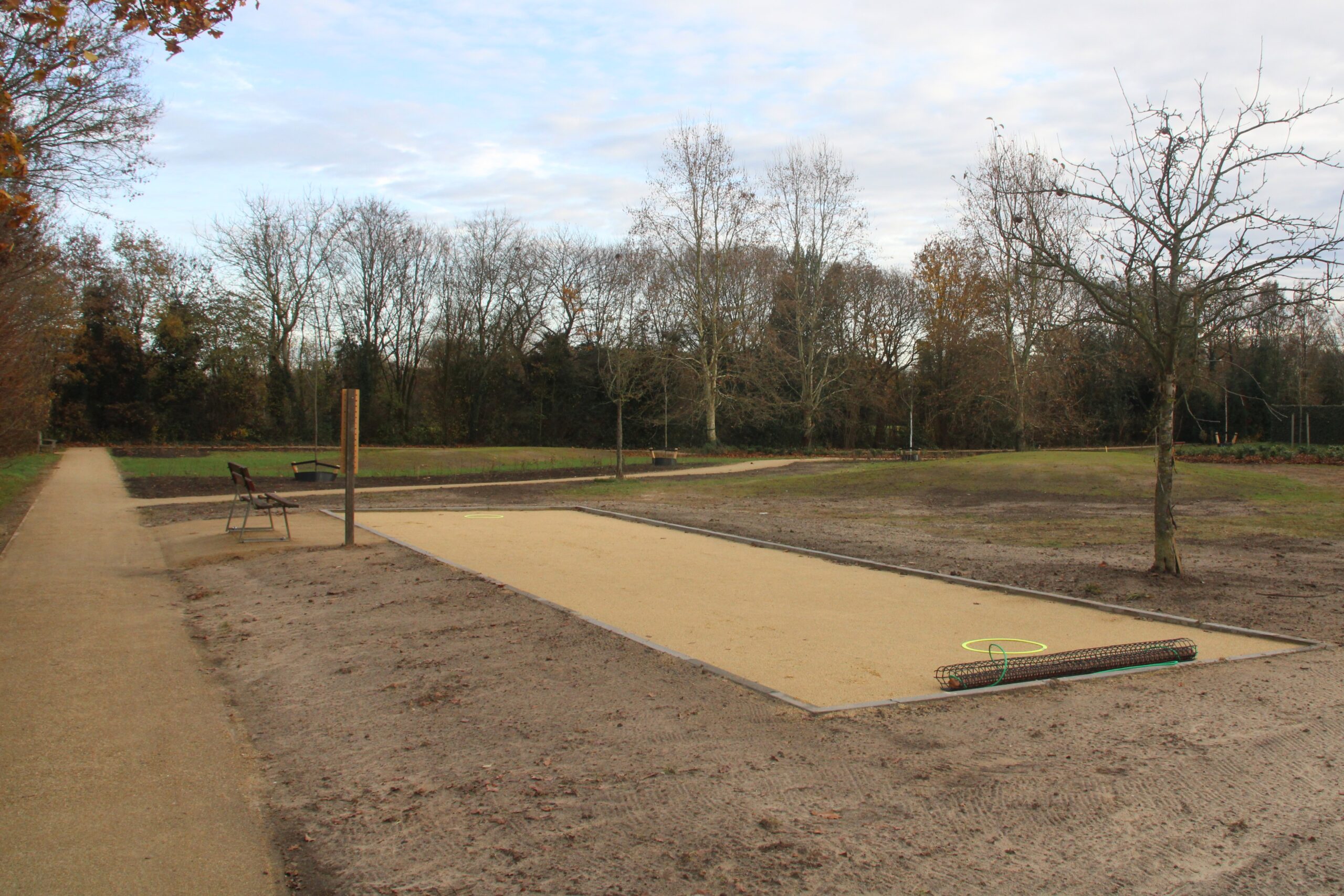 Heythuysen park jeux de boules baan